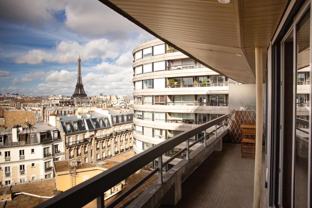 Appartement Vue Tour Eiffel Paris Exterior photo